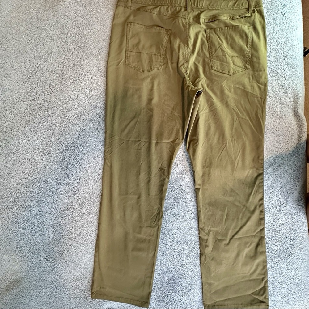 Weatherproof Vintage Men’s Pants 40x32 Regular Fit Stretch Khaki Casual Chino